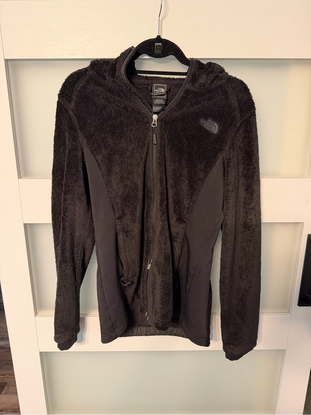 The North Face Women’s Black Teddy Fleece Full-Zip Hoodie